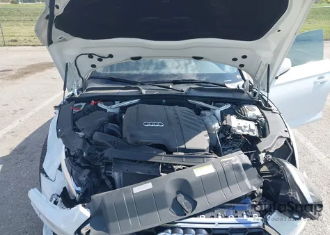 2022 Audi A5 Sportback Premium 45 Tfsi S Line Quattro S Tronic из США, поврежденный, VIN WAUDACF56NA010212